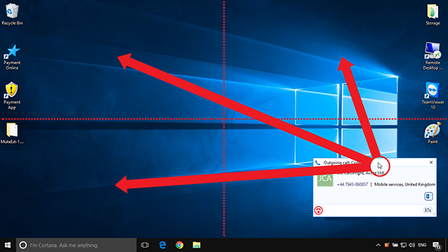 Preview window move diagram