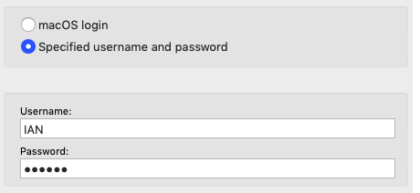 Telephony login options