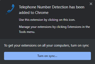 Chrome add extension