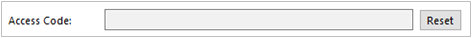 access code reset