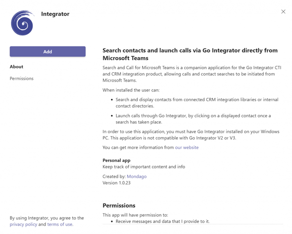 integrator search feature