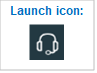 call center launch icon