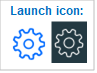 launch icon configuration