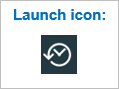 Launch icon recent calls