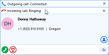 multiple call inactive Preview window