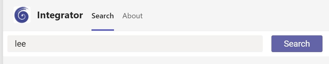 integrator teams search
