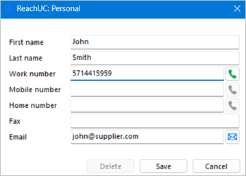 new contact details window