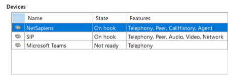 configuration settings log devices