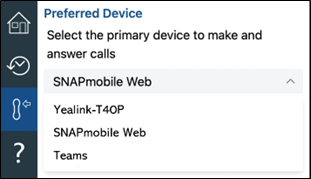 traymode preferred device teams