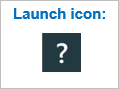 help launch icon