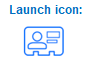 launch icon address book search