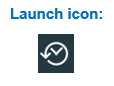 Launch icon recent calls